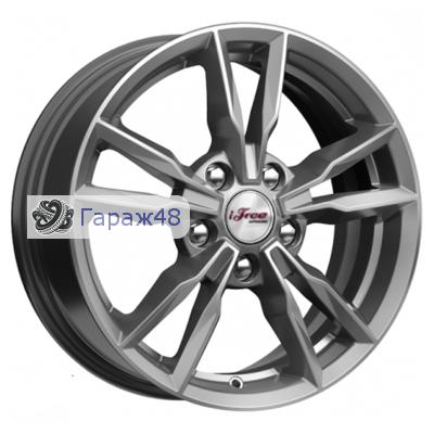 iFree Ikigai R16 / 6.5J PCD 5x108 ET 50 ЦО 63.4 Литые Темно-серебристый