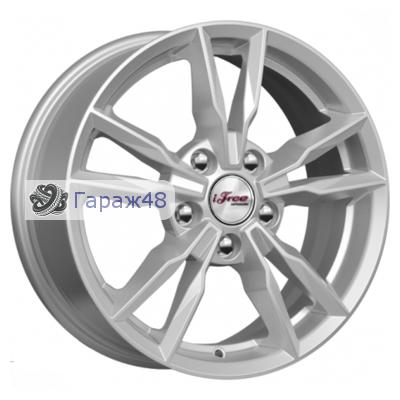 iFree Ikigai R16 / 6.5J PCD 5x112 ET 40 ЦО 66.6 Литые Серебристый